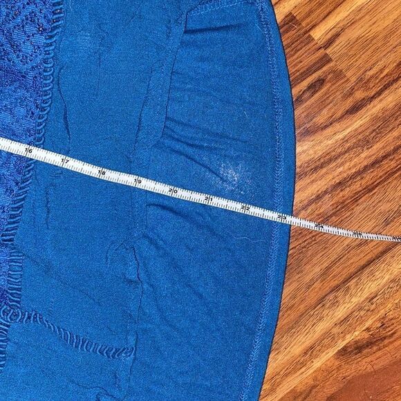 Taylor & Sage Blue Lace Tank Women's Size Large - Picture 7 of 8